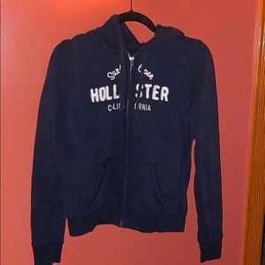 Hollister zip-up sweater